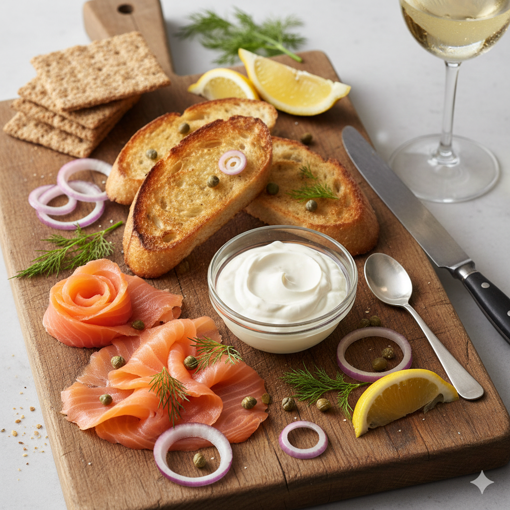 recette avec saumon fumé