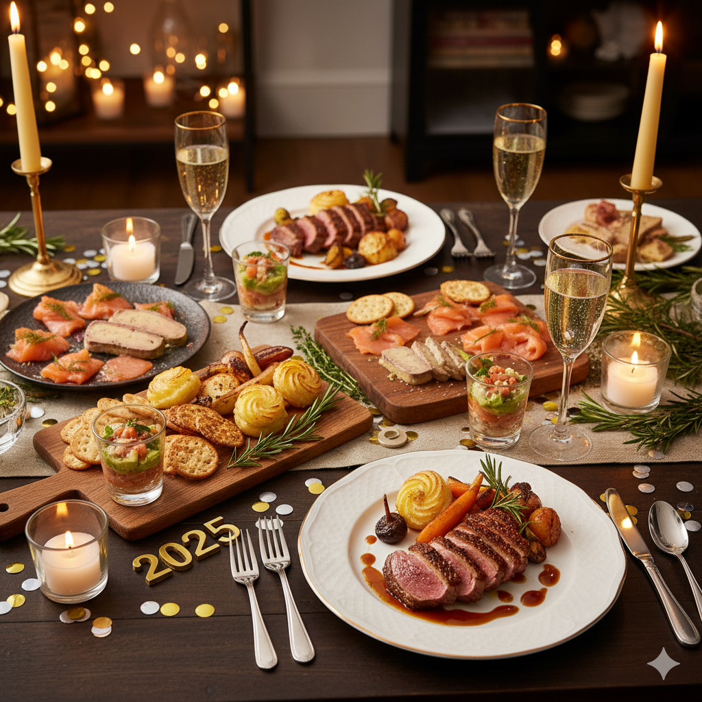 idée repas 31 décembre entre amis