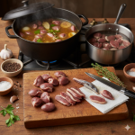 cuisson des gésiers de volaille crus