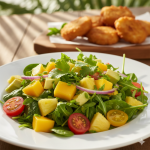 salade pour accompagner accras de morue