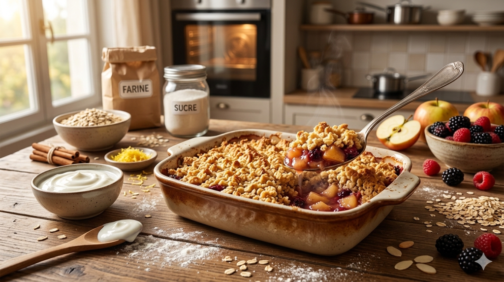 crumble sans beurre avec yaourt