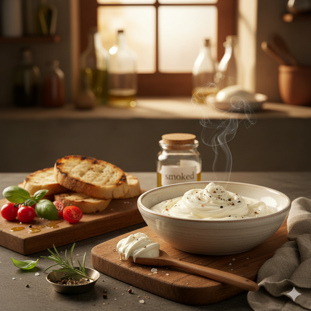 stracciatella fumée
