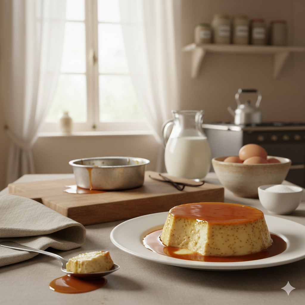 recette crème caramel grand-mère