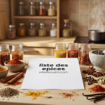 liste des epices villedecuers.com