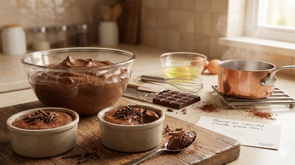 mousse chocolat recette nestlé
